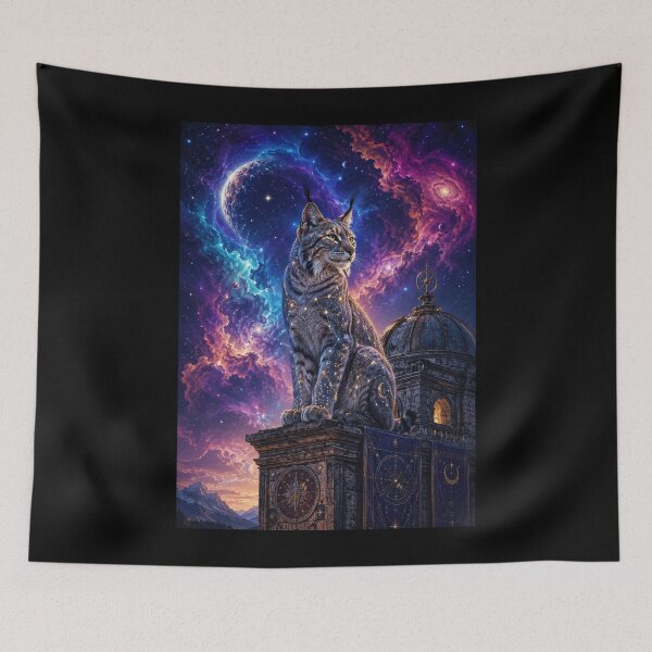 Item preview, Celestial Lynx Guardian of the Astral Observatory  designed and sold by Sketchlegacy.