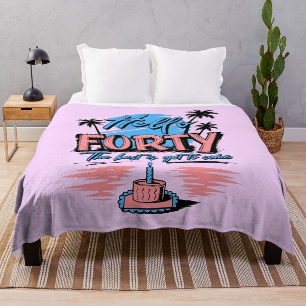 Item preview, Hello Forty Best Is Yet To Come Tropical Beach Girls Trip Birthday Graphic designed and sold by illeN-Art-World.
