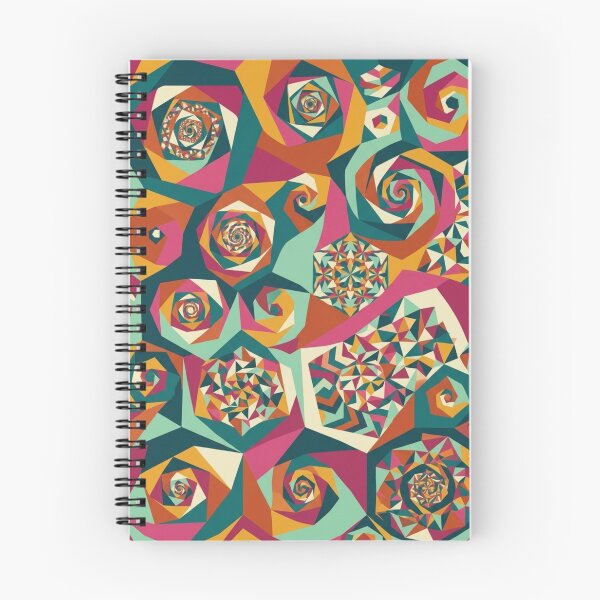 Item preview, Abstract Geometric Mosaic: Retro Spiral Pattern designed and sold by Dzblack.