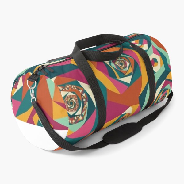 Item preview, Abstract Geometric Mosaic: Retro Spiral Pattern designed and sold by Dzblack.