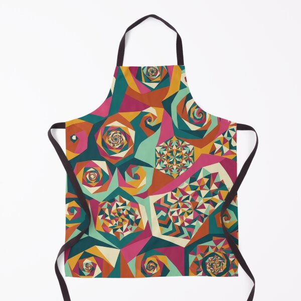 Item preview, Abstract Geometric Mosaic: Retro Spiral Pattern designed and sold by Dzblack.