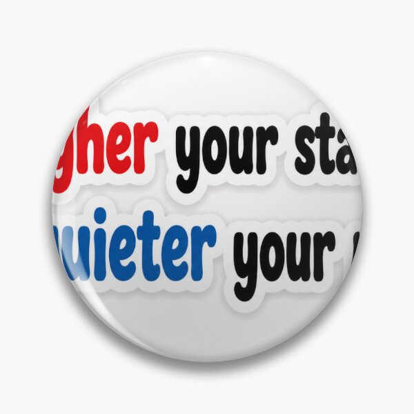 Item preview, The Higher Your Standards The Quieter Your Phone Sticker | Self Respect Quote | Bold Typography designed and sold by Doodlynx.