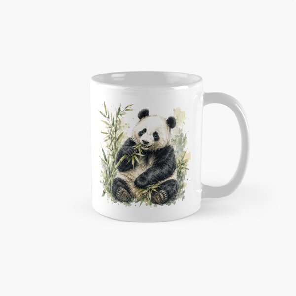 Item preview, Peaceful panda enjoying bamboo designed and sold by BlueBerry45.