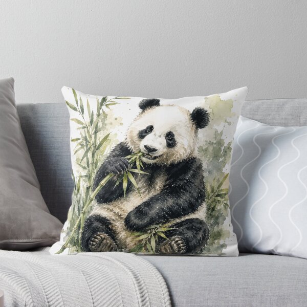 Item preview, Peaceful panda enjoying bamboo designed and sold by BlueBerry45.