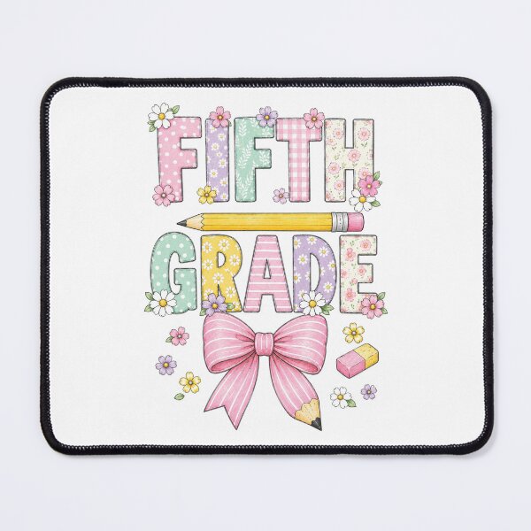 Item preview, Fourth 5th Grade,Teachers Flowers, Pencil Bow designed and sold by msmeylin.