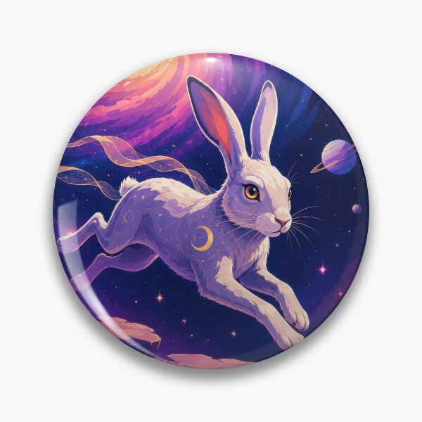 Item preview, Moonrunner Hare Across the Spiral Galaxy  designed and sold by Sketchlegacy.
