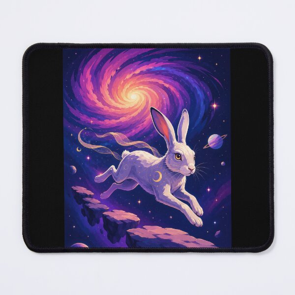 Item preview, Moonrunner Hare Across the Spiral Galaxy  designed and sold by Sketchlegacy.