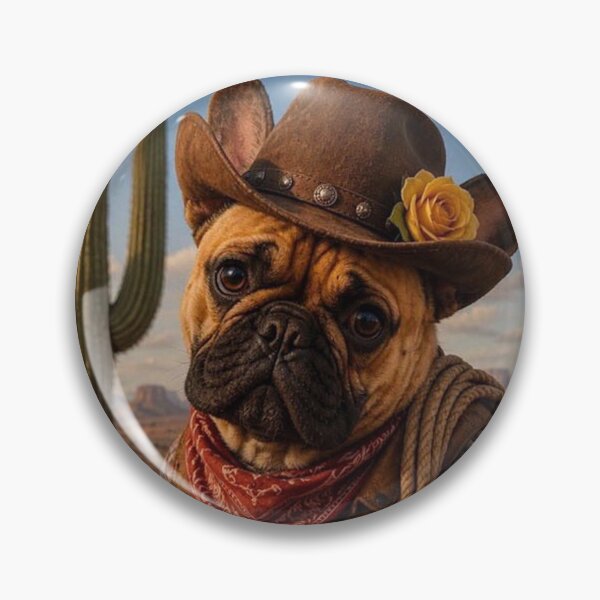 Item preview, FRENCH BULLDOG THE YELLOW ROSE OF TEXAS GOES WILD designed and sold by SmARTNiki.