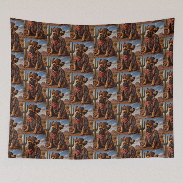 Item preview, FRENCH BULLDOG THE YELLOW ROSE OF TEXAS GOES WILD designed and sold by SmARTNiki.