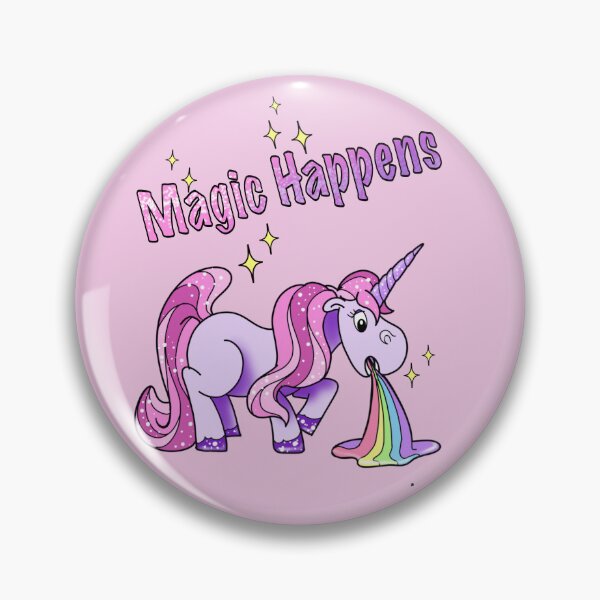 Item preview, Magic happens - funny unicorn designed and sold by Charmedstuff.