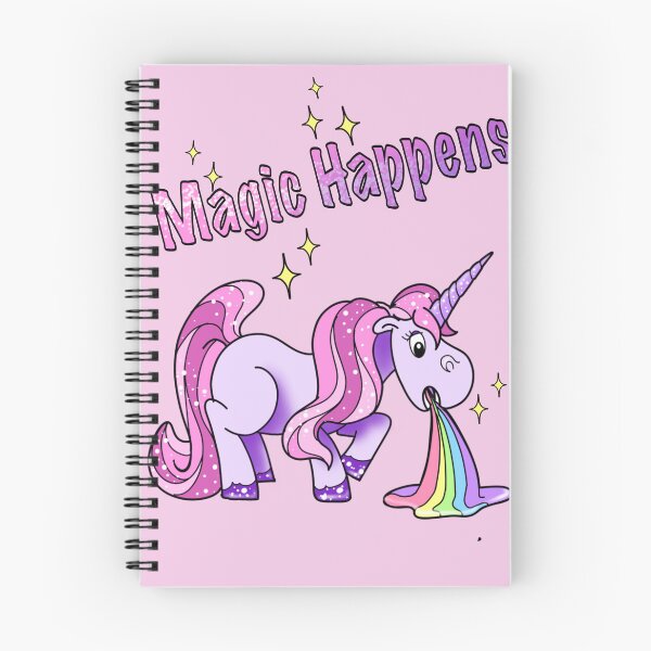 Item preview, Magic happens - funny unicorn designed and sold by Charmedstuff.