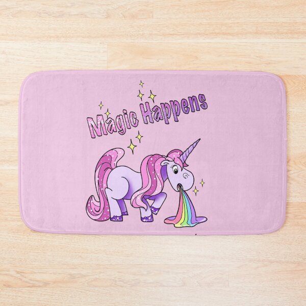 Item preview, Magic happens - funny unicorn designed and sold by Charmedstuff.