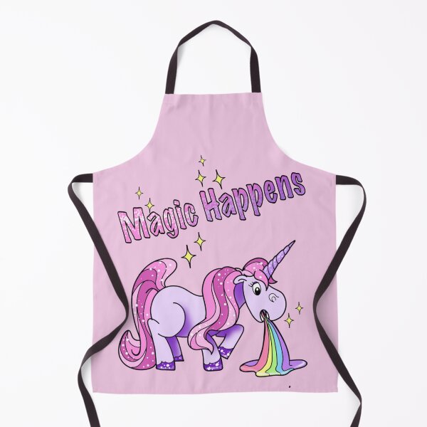 Item preview, Magic happens - funny unicorn designed and sold by Charmedstuff.