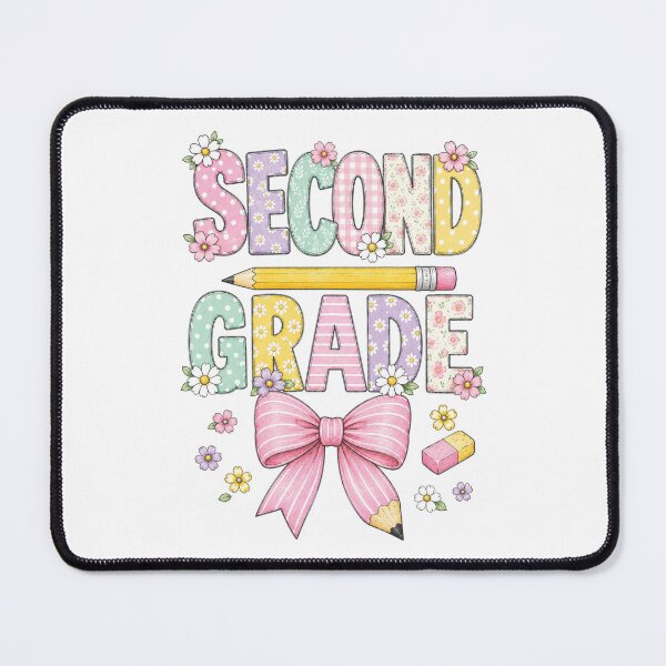 Item preview, Fourth 2nd Grade,Teachers Flowers, Pencil Bow designed and sold by msmeylin.