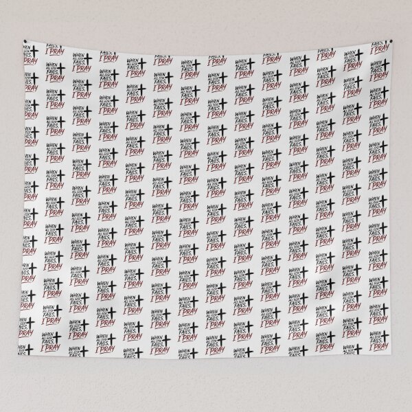 Item preview, When All Else Fails I Pray Christian Faith Design designed and sold by Illustrated Faith.