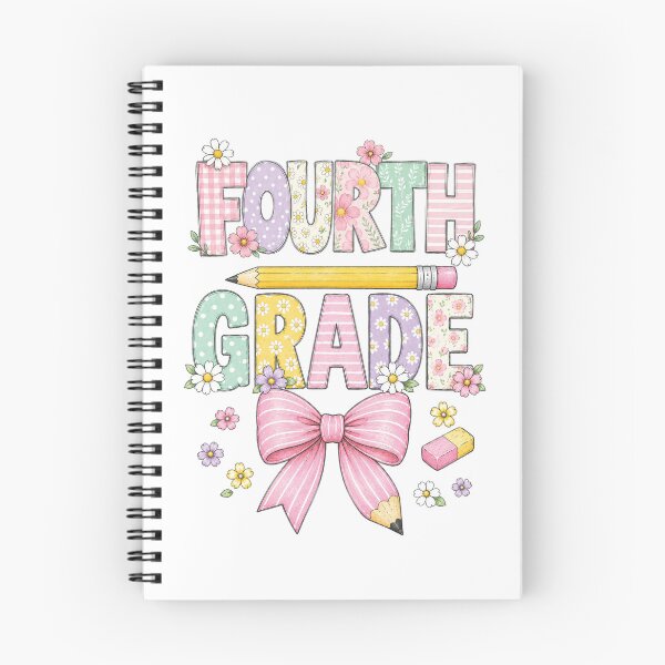 Item preview, Fourth 4th Grade,Teachers Flowers, Pencil Bow designed and sold by msmeylin.