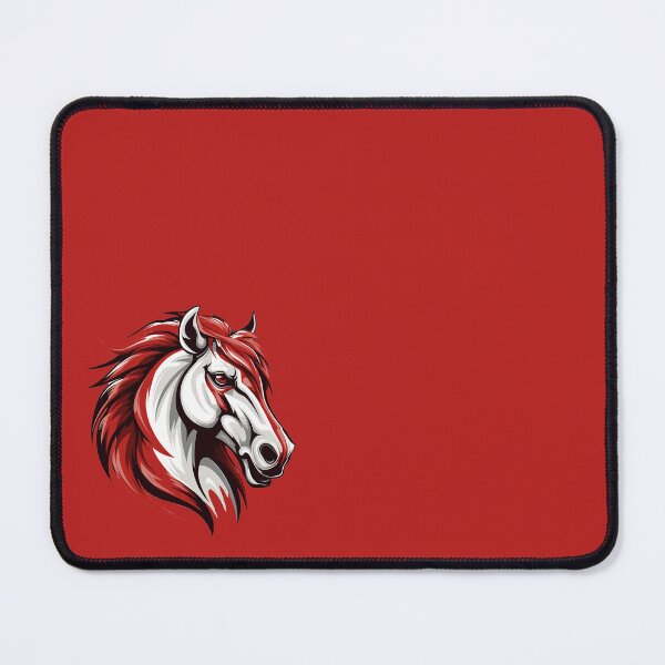 Item preview, Mustangs Stallions Colts - Mascot Red // School Spirit College Team Cheer designed and sold by Aubergine Designs.