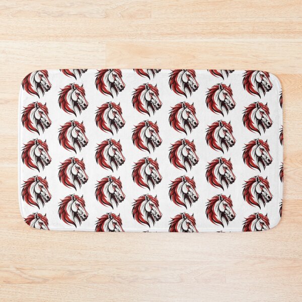 Item preview, Mustangs Stallions Colts -  Mascot Red // School Spirit College Team Cheer designed and sold by Aubergine Designs.