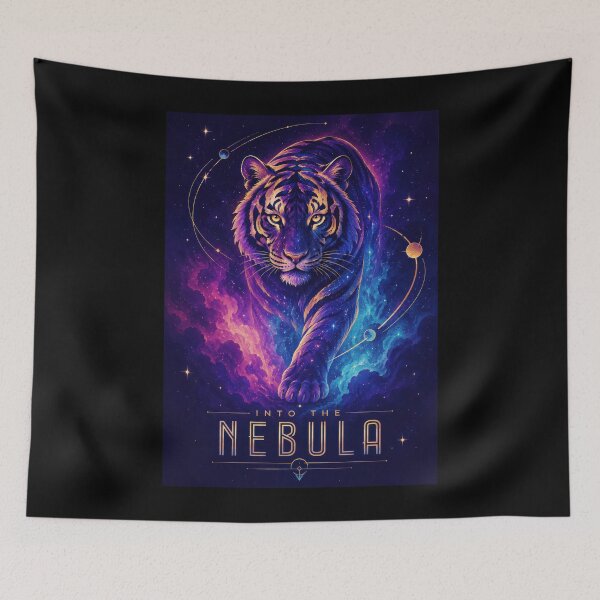 Item preview, Into the Nebula: Celestial Tiger  designed and sold by Sketchlegacy.