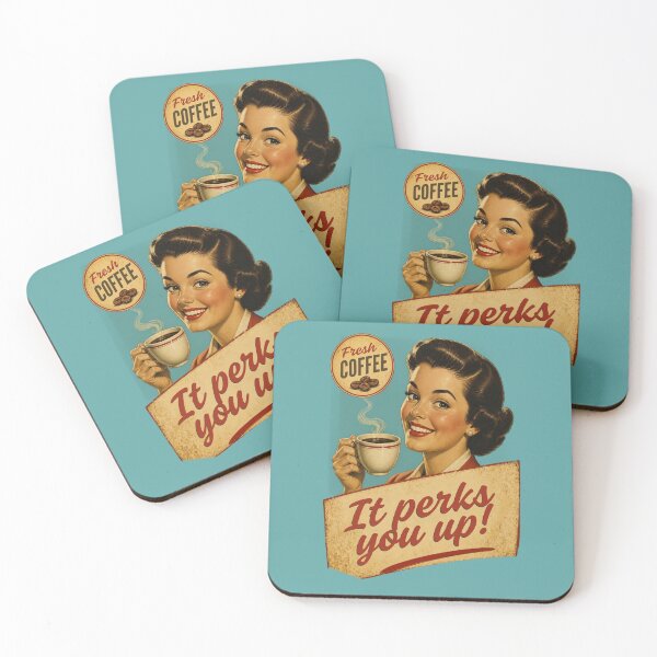 Item preview, Fresh Coffee! It Perks You Up! designed and sold by joztees.
