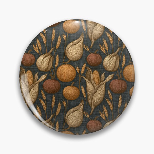 Item preview, Rustic Botanical Autumn: Dark Linen Harvest Tapestry designed and sold by TJ Art and Camera.