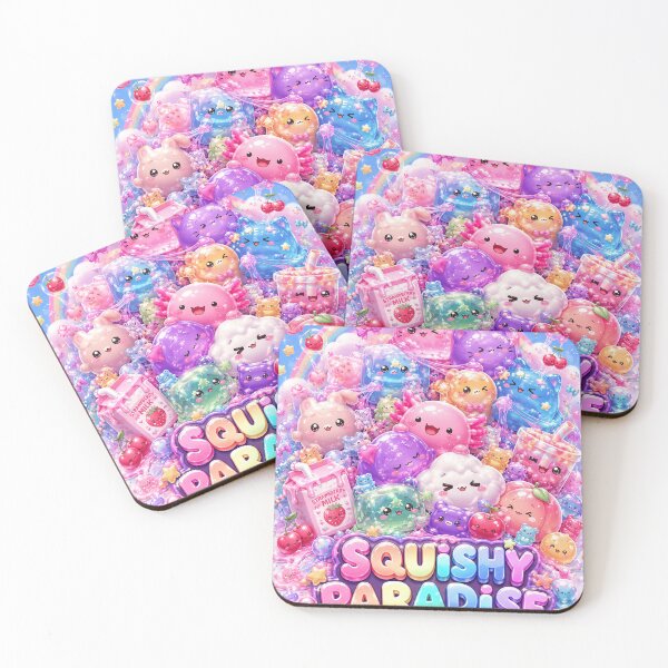 Item preview, Squishy Paradise – Cute Pastel Slime & Kawaii Squishy Friends designed and sold by NebulaRiotStudio.
