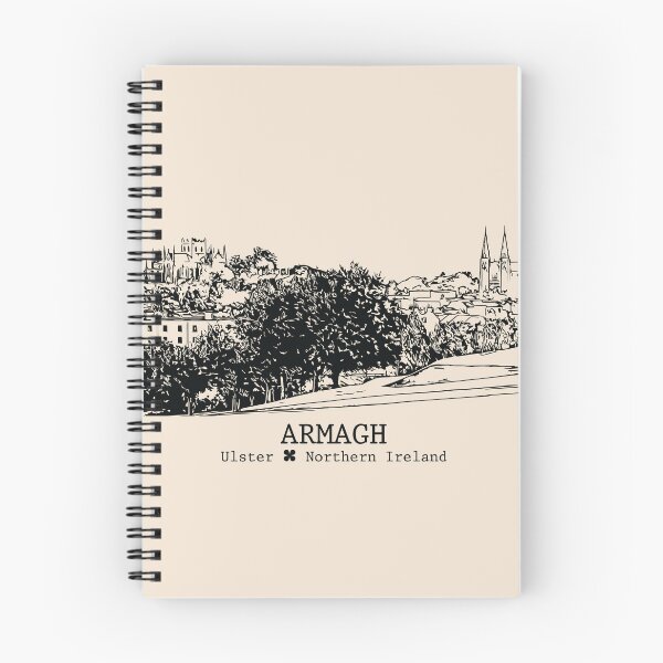 Item preview, Armagh NI - Vintage Ink Cityscape designed and sold by Lakeric.