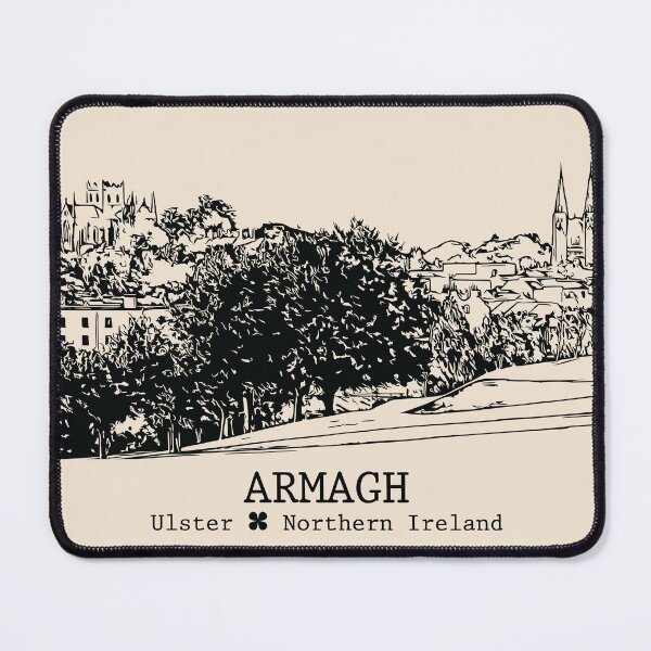 Item preview, Armagh NI - Vintage Ink Cityscape designed and sold by Lakeric.