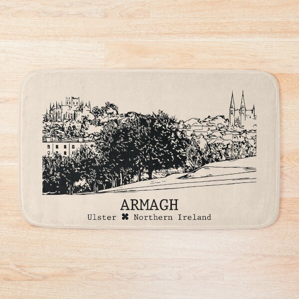 Item preview, Armagh NI - Vintage Ink Cityscape designed and sold by Lakeric.