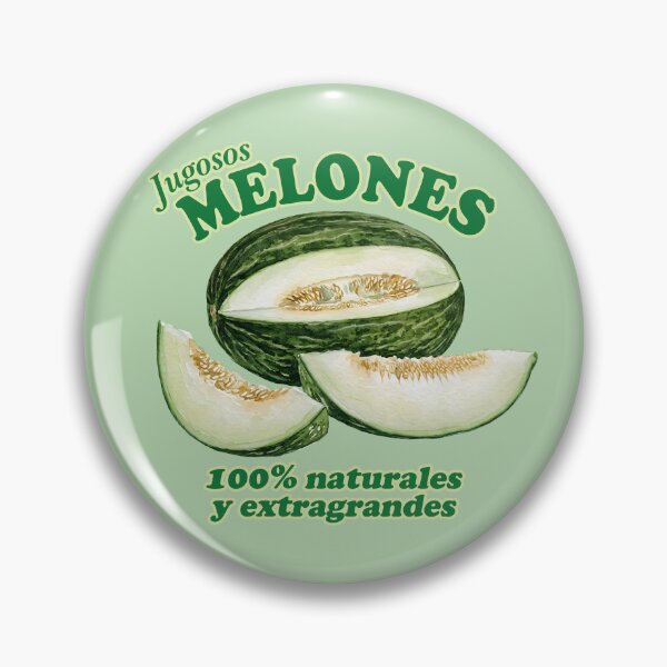Item preview, Jugosos Melones Vintage Fruit Label designed and sold by Lidra Zehcnas.
