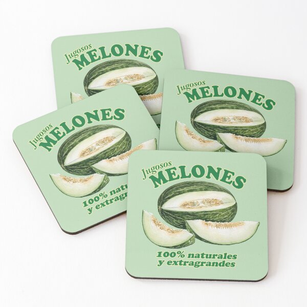 Item preview, Jugosos Melones Vintage Fruit Label designed and sold by Lidra Zehcnas.