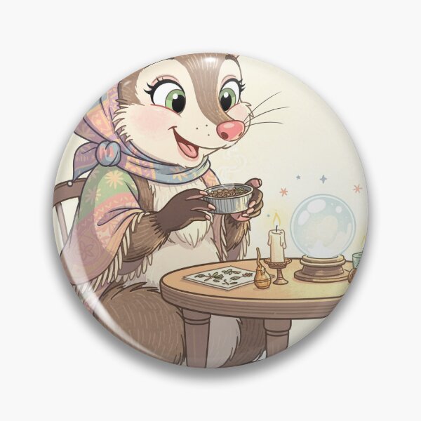 Item preview, Possum Fortune Teller Reading Trash Tea Leaves designed and sold by PictorialWhimsy.