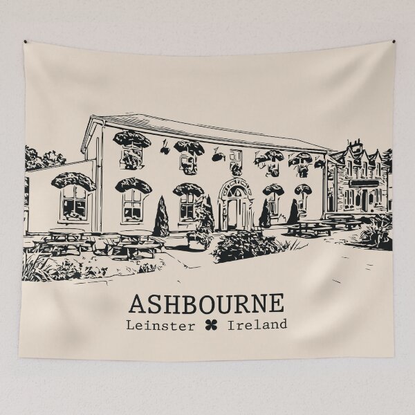 Item preview, Ashbourne IRL - Vintage Ink Cityscape designed and sold by Lakeric.