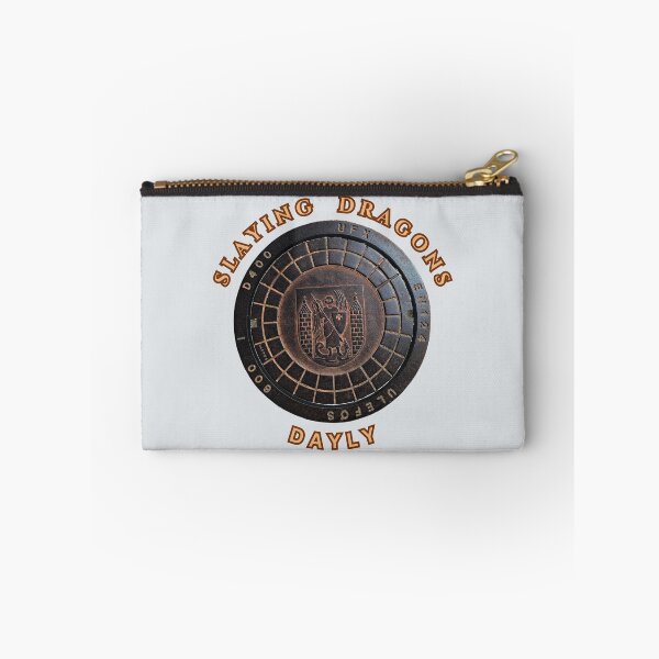 Item preview, Slaying Dragons Daily Funny Slagelse Denmark Manhole Cover T-Shirt designed and sold by JurateArt-DK.