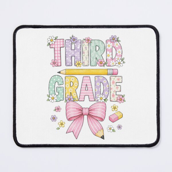 Item preview, Fourth 3rd Grade,Teachers Flowers, Pencil Bow designed and sold by msmeylin.