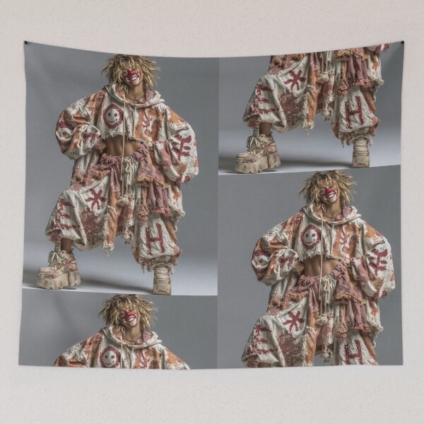 Item preview, Flamboyant Clown Portrait designed and sold by Verademacedoart.