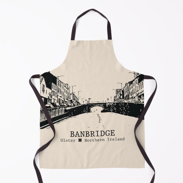 Item preview, Banbridge NI - Vintage Ink Cityscape designed and sold by Lakeric.