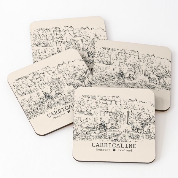 Item preview, Carrigaline IRL - Vintage Ink Cityscape designed and sold by Lakeric.