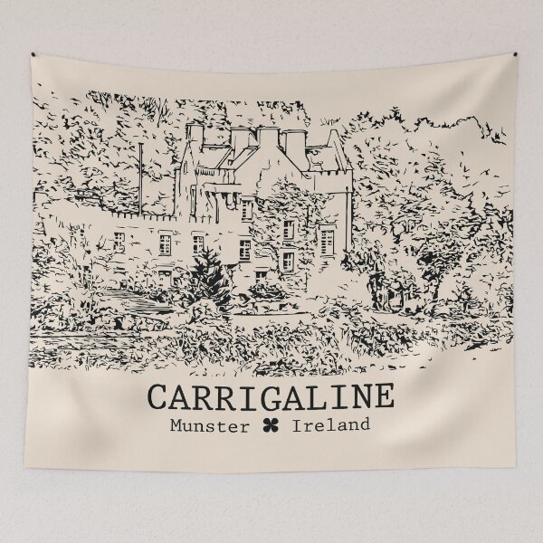 Item preview, Carrigaline IRL - Vintage Ink Cityscape designed and sold by Lakeric.