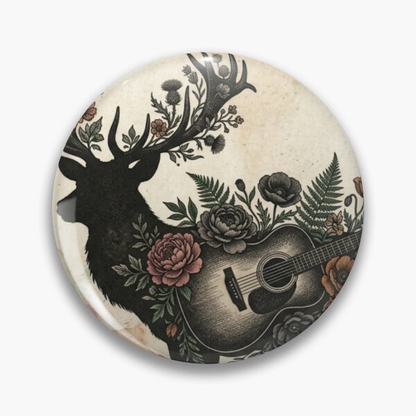 Item preview, Acoustic Stag – “Woodland Serenade” designed and sold by DecibelDecor034.