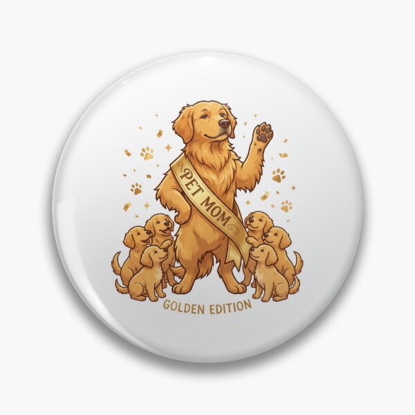 Item preview, Pet Mom Golden Edition designed and sold by zoughlal.