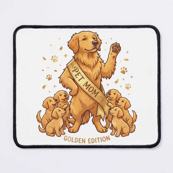 Item preview, Pet Mom Golden Edition designed and sold by zoughlal.