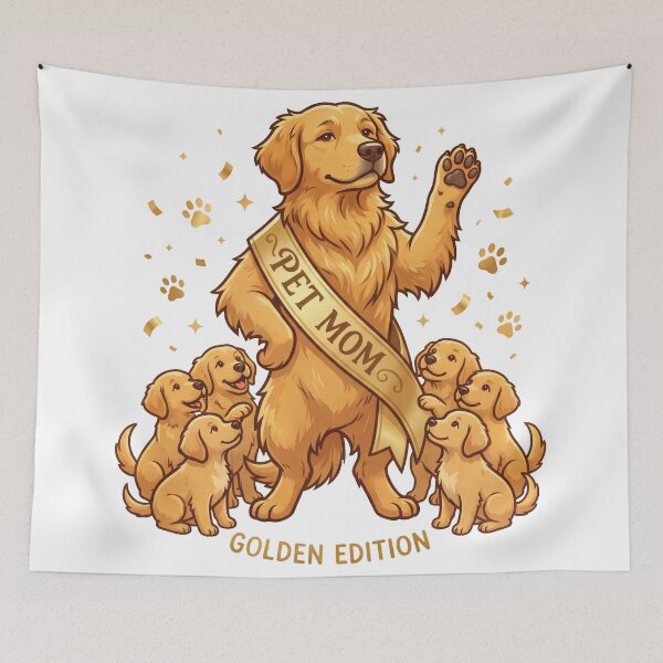 Item preview, Pet Mom Golden Edition designed and sold by zoughlal.