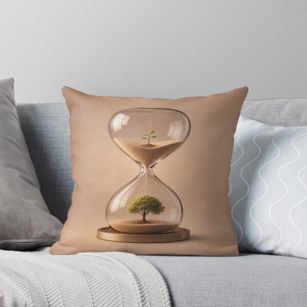 Item preview, Success Takes Time - Hourglass Tree Growing Motivation Art designed and sold by Chaos world.