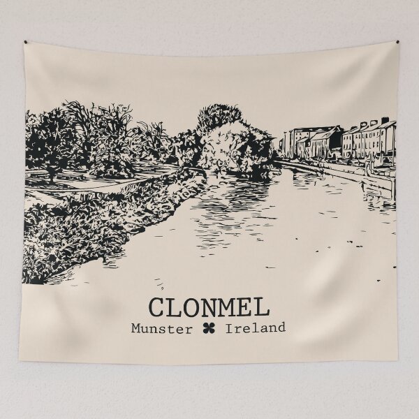 Item preview, Clonmel IRL - Vintage Ink Cityscape designed and sold by Lakeric.