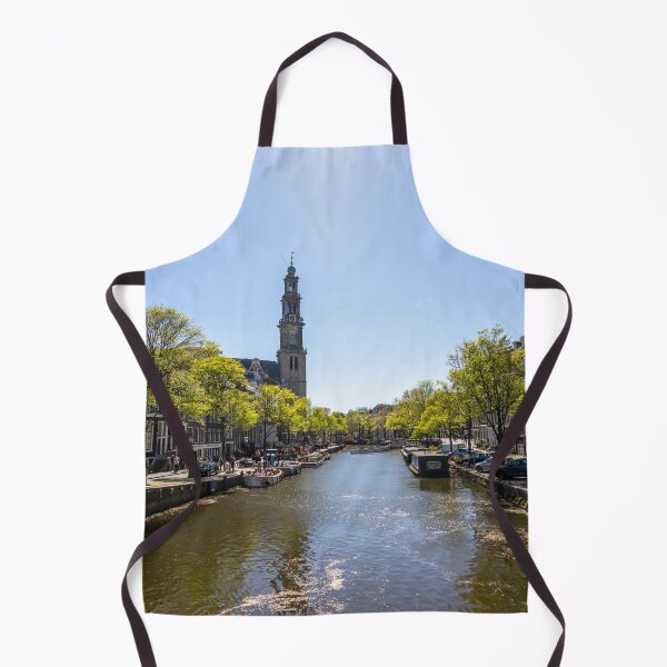 Item preview, Canal View in Amsterdam with Westerkerk Tower designed and sold by jrtwynam.