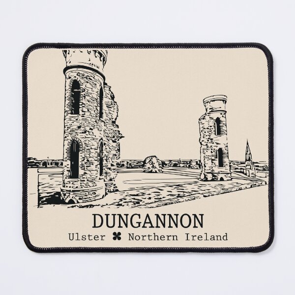 Item preview, Dungannon NI - Vintage Ink Cityscape designed and sold by Lakeric.