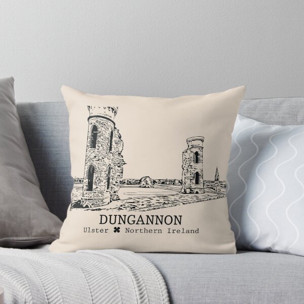 Item preview, Dungannon NI - Vintage Ink Cityscape designed and sold by Lakeric.