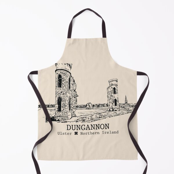Item preview, Dungannon NI - Vintage Ink Cityscape designed and sold by Lakeric.