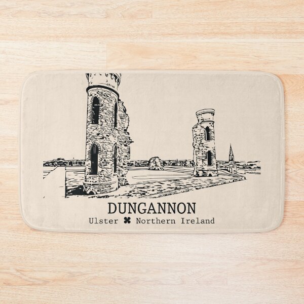 Item preview, Dungannon NI - Vintage Ink Cityscape designed and sold by Lakeric.